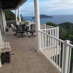 White Picket Railing. 3" Post. <br> Monitor colors will vary. Request a color sample. P12